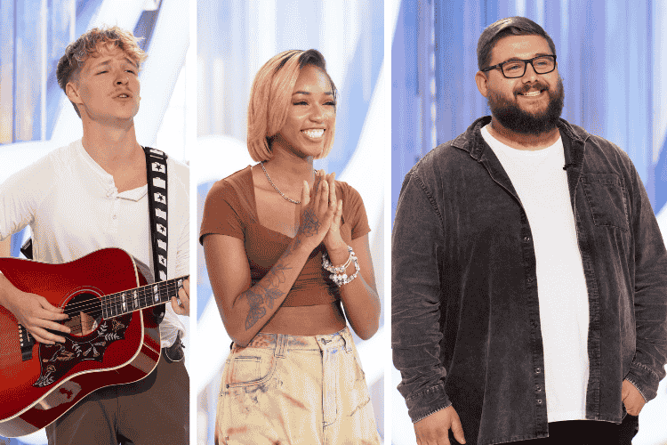 Baylee Littrell, Gabby Simone, and Che on 'American Idol' 2025 