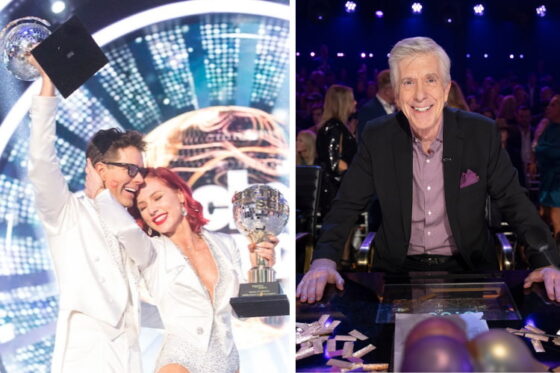 Bobby Bones and Sharna Burgess win 'Dancing With The Stars', Tom Bergeron on 'Dancing With The Stars' 20th Anniversary special.