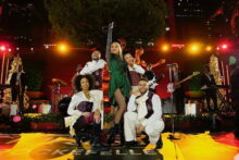 Gwen Stefani Receives Criticism for Christmas Tree Lighting Outfits