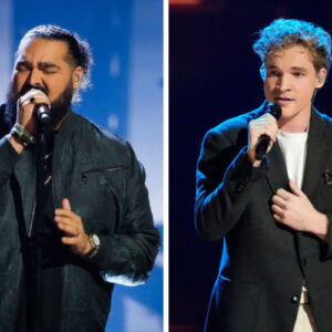 Ralph Edwards and Aiden Ross on 'The Voice' 2025
