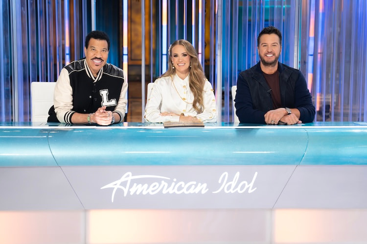 Lionel Richie, Carrie Underwood, and Luke Bryan on 'American Idol' 2026