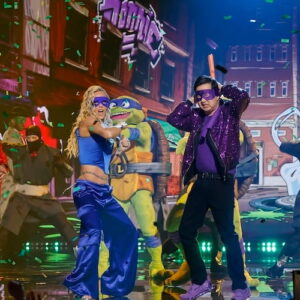 The Masked Singer 2026 cold open on Teenage Mutant Ninja Turtle Night