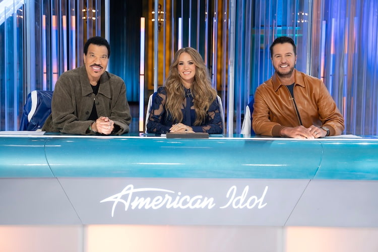 Lionel Richie, Carrie Underwood, and Luke Bryan on 'American Idol' 2026