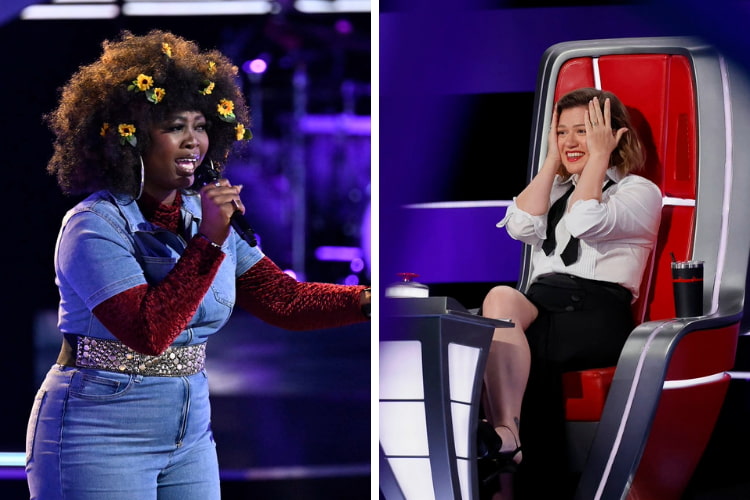 Alexia Jayy and Kelly Clarkson on 'The Voice Battle of Champions'