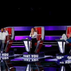 John Legend, Kelly Clarkson, and Adam Levine on 'The Voice Battle of Champions'