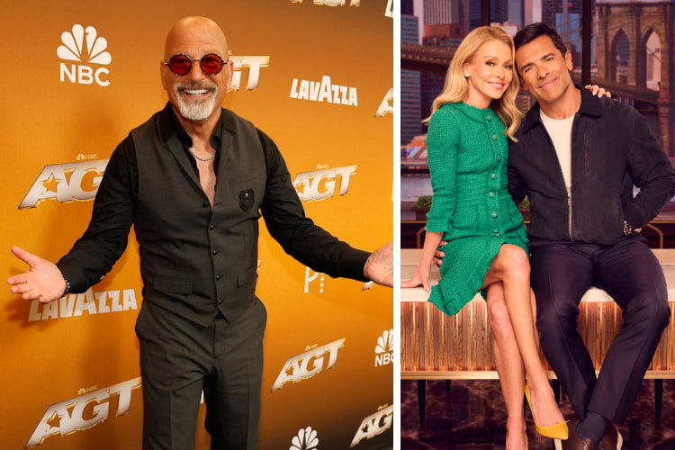 Howie Mandel on 'America's Got Talent' 2025, Kelly Ripa and Mark Consuelos for Live with Kelly and Mark