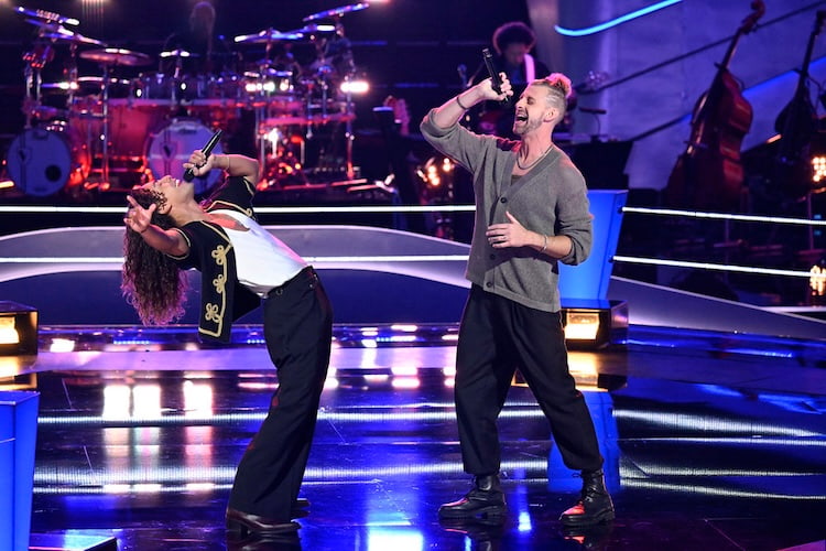 Jonah Mayor and Aaron Lavigne on 'The Voice' Battles 2026