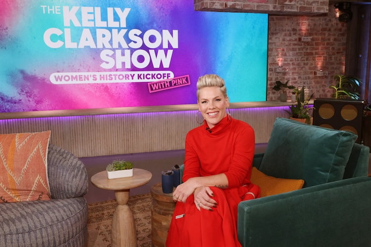 Pink on 'The Kelly Clarkson Show' 2026