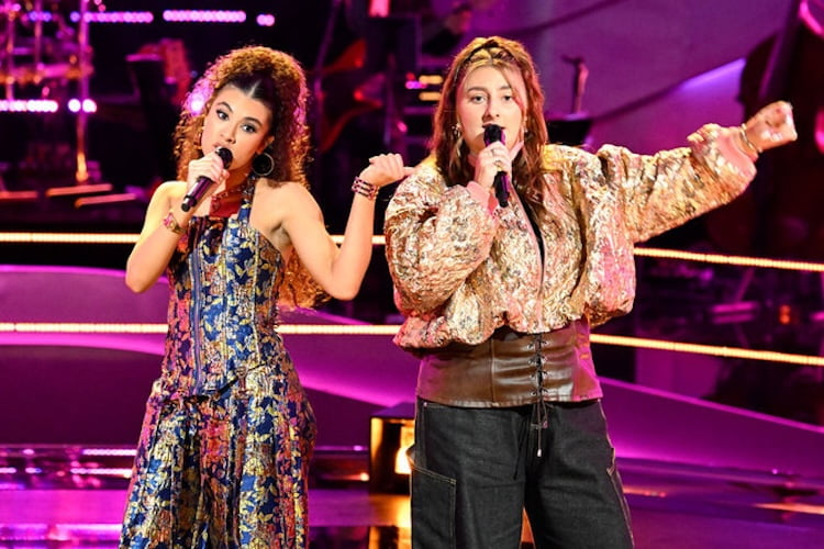 Liv Ciara and Mikenley Brown on 'The Voice' battle rounds 2026