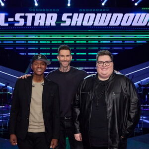 Javier Colon, Adam Levine, and Jordan Smith on 'The Voice' 2026