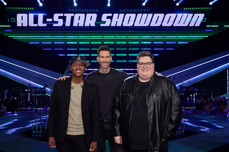 Javier Colon, Adam Levine, and Jordan Smith on 'The Voice' 2026