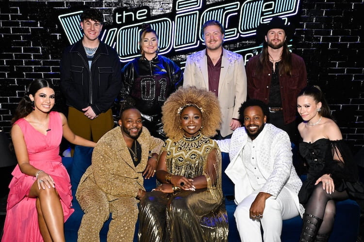 Liv Ciara, Lucas West, KJ Willis, Mikenley Brown, Alexia Jayy, JW Griffin, Jeremy Keith, Jared Shoemaker, Syd Millevoi on 'The Voice Battle of Champions'