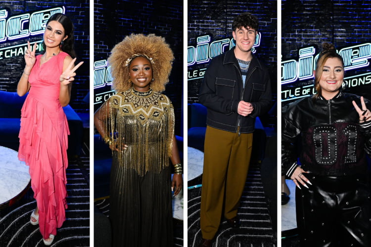 Liv Ciara, Alexia Jayy, Lucas West, and Mikenley Brown on 'The Voice Battle of Champions'